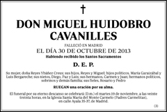 Miguel Huidobro Cavanilles